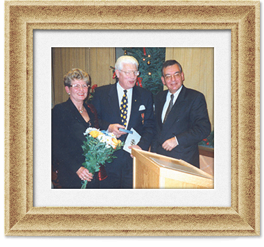 Verleihung des Bundesverdienstkreuzes an Willi Heineking, 1994